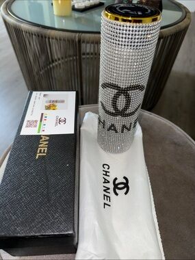 CHANEL Bling Travel Tea Diffuser Canister Decor Temperature Control